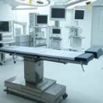 Sala de cirurgia em hospital brasileiro, representando procedimento cirúrgico para tratar soluços persistentes.