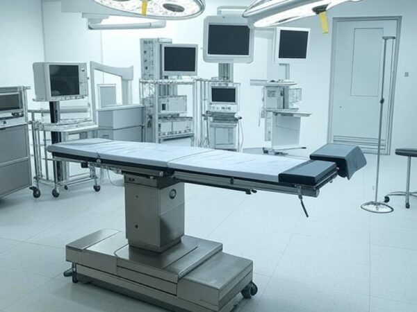 Sala de cirurgia em hospital brasileiro, representando procedimento cirúrgico para tratar soluços persistentes.