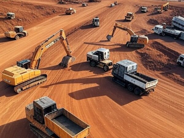 Obras de pavimentação e ciclovia em rua de Ceilândia, com asfalto fresco e faixas pintadas, representando licitação da Terracap.