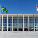 Edifício do TJDFT em Brasília, representando o Judiciário brasileiro em entrevista sobre trajetória.