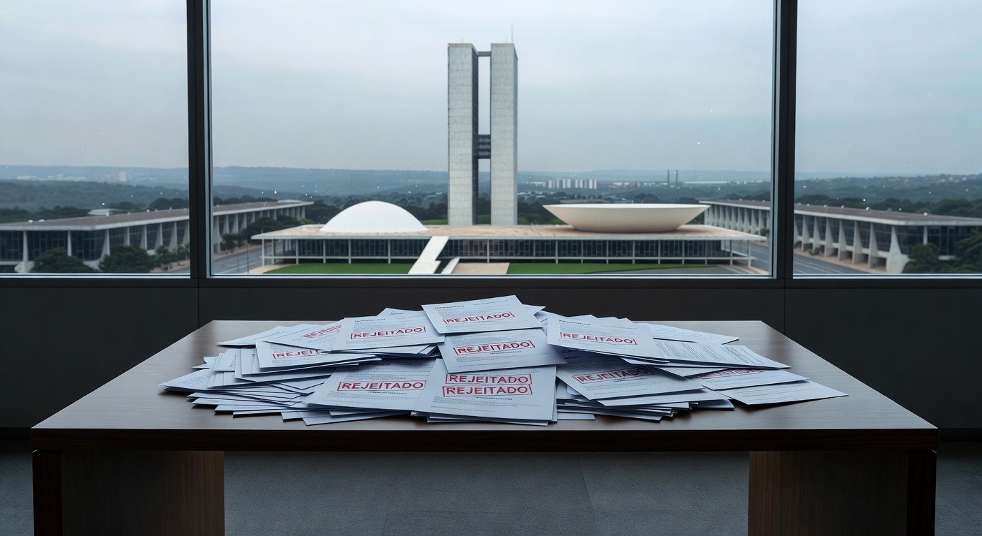 Edifício da Câmara do DF com símbolos de programa para idosos no mercado e discriminação persistente.