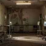 Fachada do Hospital de Base em Brasília com sinais de negligência