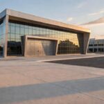 Fachada do prédio da Caesb com atendimento presencial suspenso em Brasília