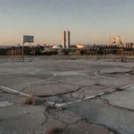 Fachada da Câmara Legislativa do DF com quadra de surdodesporto