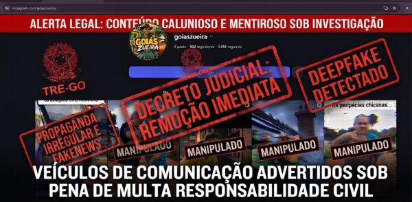 Justiça eleitoral manda Meta retirar deepfakes contra candidato Crisóvão Tormin