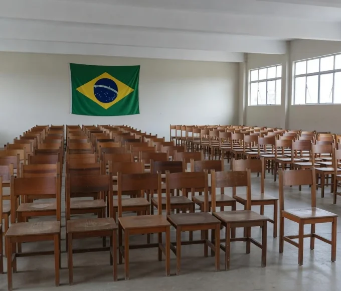 Auditório em Ceilândia para evento com crianças como defensoras públicas