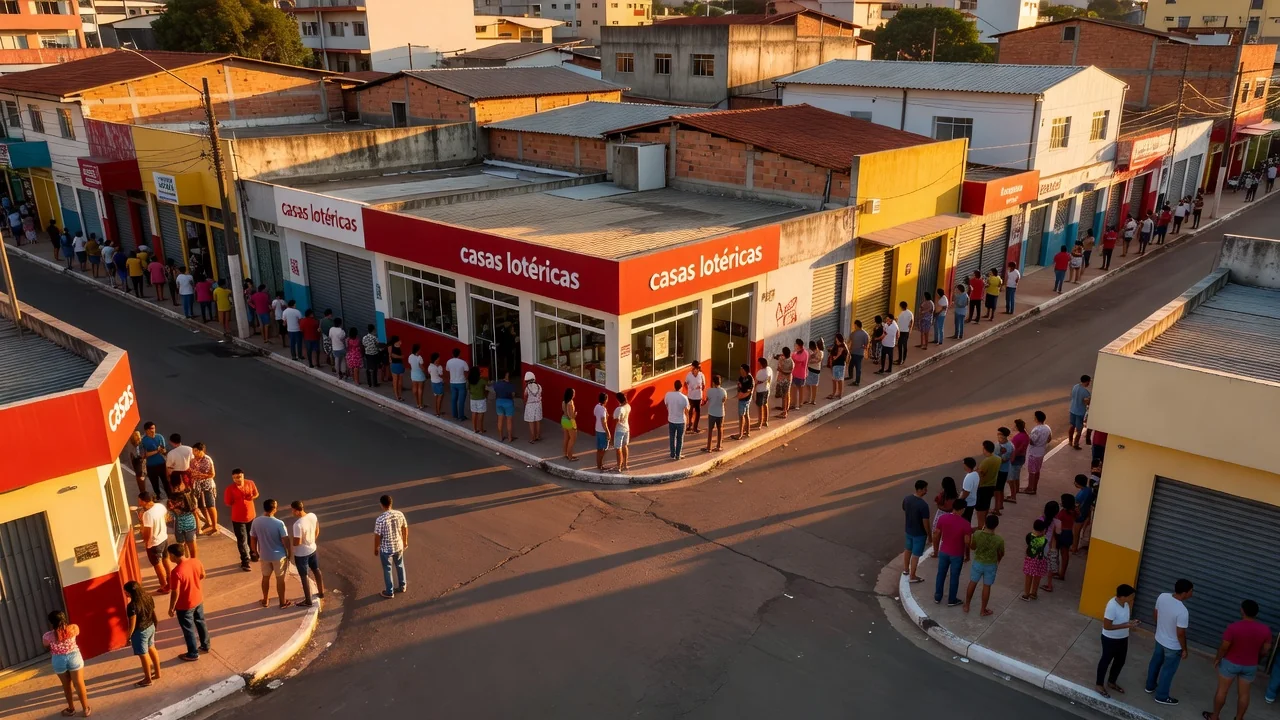 Lotéricas lotadas em Ceilândia por prêmio de R$ 300 milhões da Independência