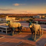 Monumento das Lobas restaurado na entrada do Guará II em Brasília