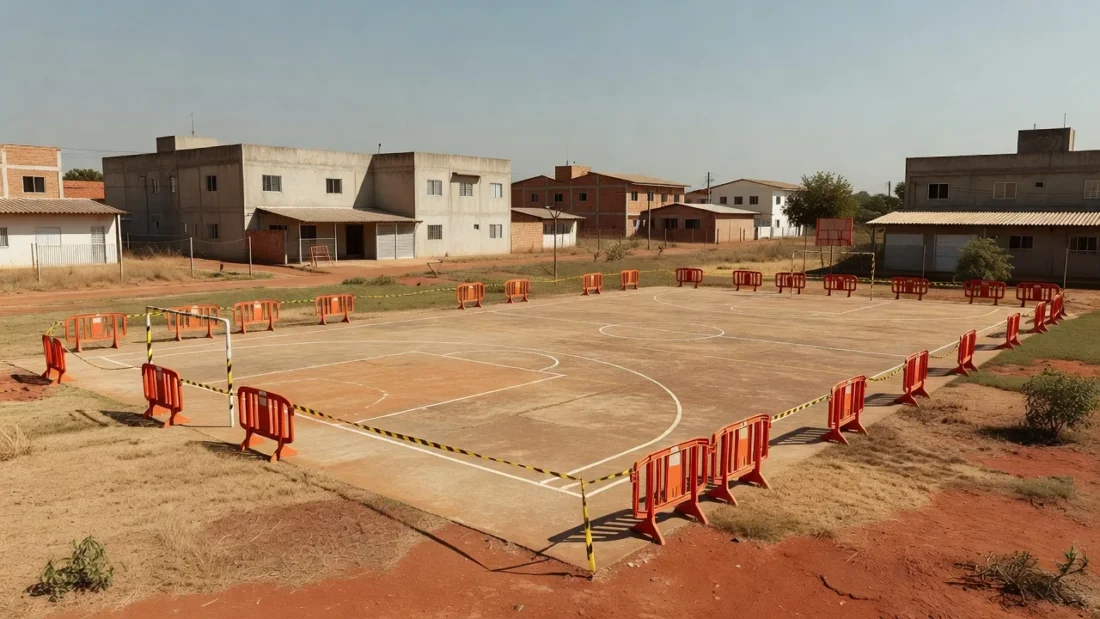 Quadra da QNN 3 em Ceilândia interdita para afastar usuários de drogas