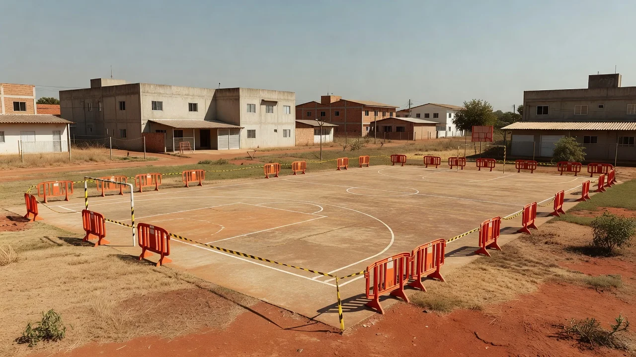 Quadra da QNN 3 em Ceilândia interdita para afastar usuários de drogas