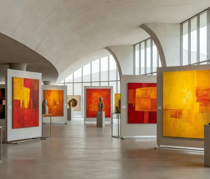 Exposição Cores da Alma no Memorial do TJDFT em Brasília